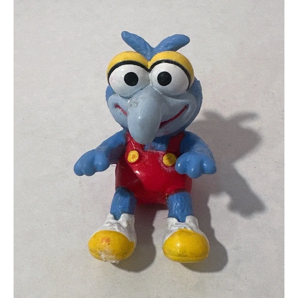 1986 Gonzo Muppet Shelf Sitter Display Figurine  Mini Trinket Old Cartoons Retro
